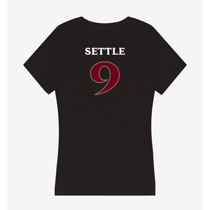 Elon - NCAA Softball : Emily Settle - Women's V-Neck T-Shirt-1