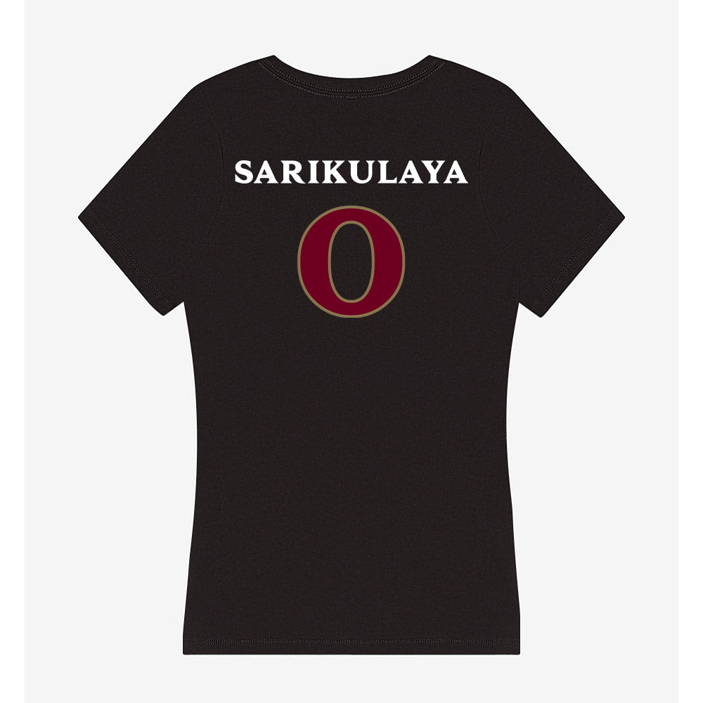 Elon - NCAA Women's Tennis : Helen Sarikulaya - Women's V-Neck T-Shirt-1