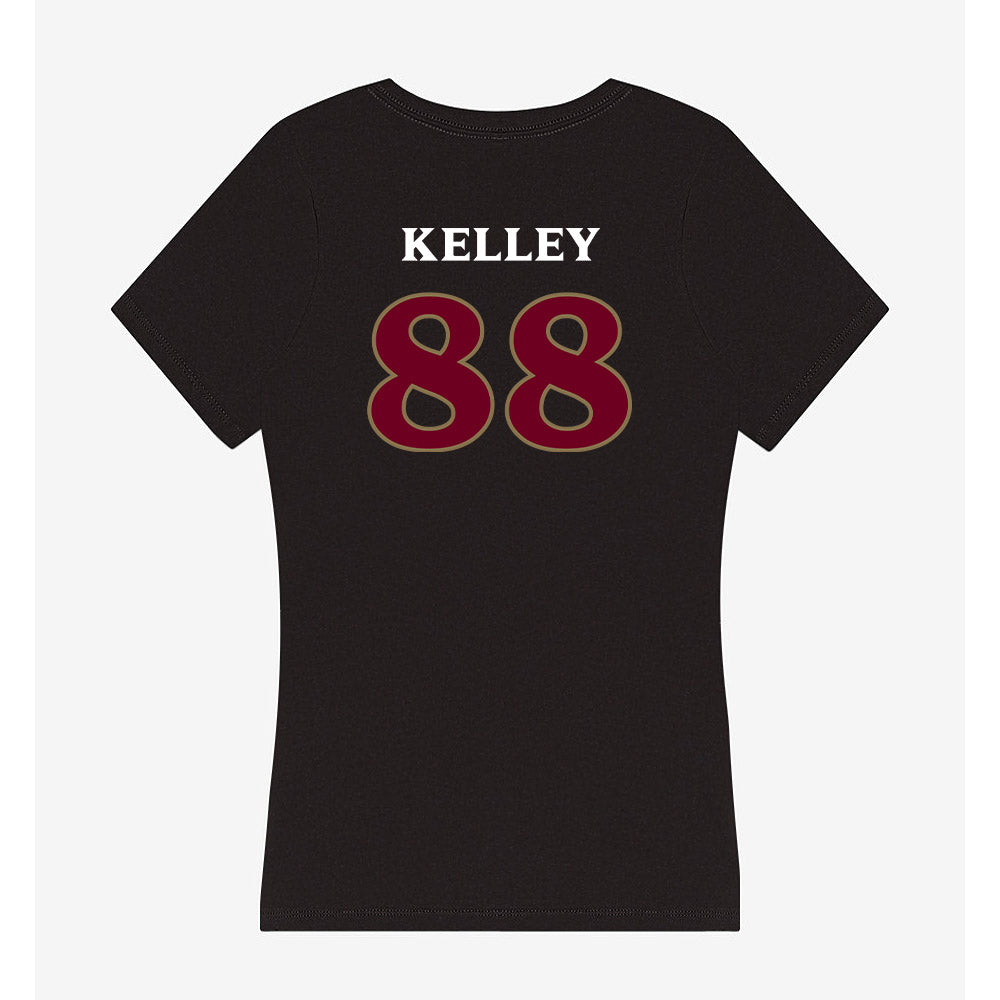 Elon - NCAA Football : Owen Kelley - Women's V-Neck T-Shirt-1