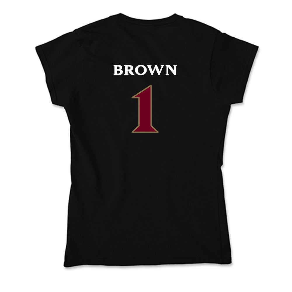 Elon - NCAA Football : Jevean Brown - Soft Style Women’s T-Shirt-1