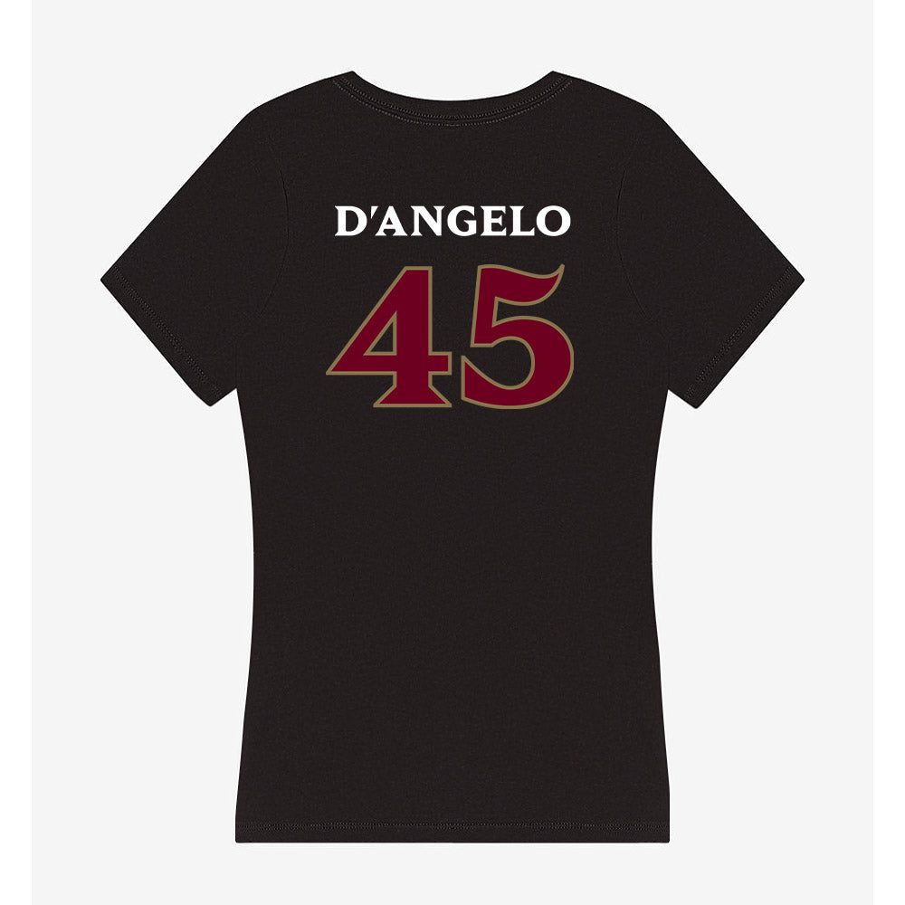 Elon - NCAA Football : Michael D'Angelo - Women's V-Neck T-Shirt-1