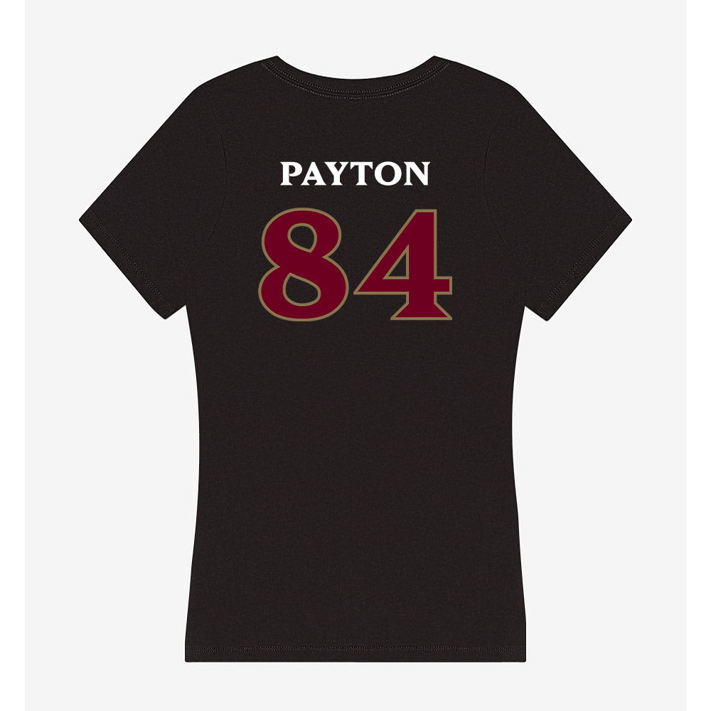 Elon - NCAA Football : Josiah Payton - Women's V-Neck T-Shirt-1