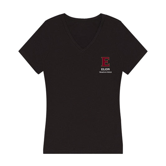 Elon - NCAA Women's Track & Field : Meghan Wilcox - Women's V-Neck T-Shirt-0
