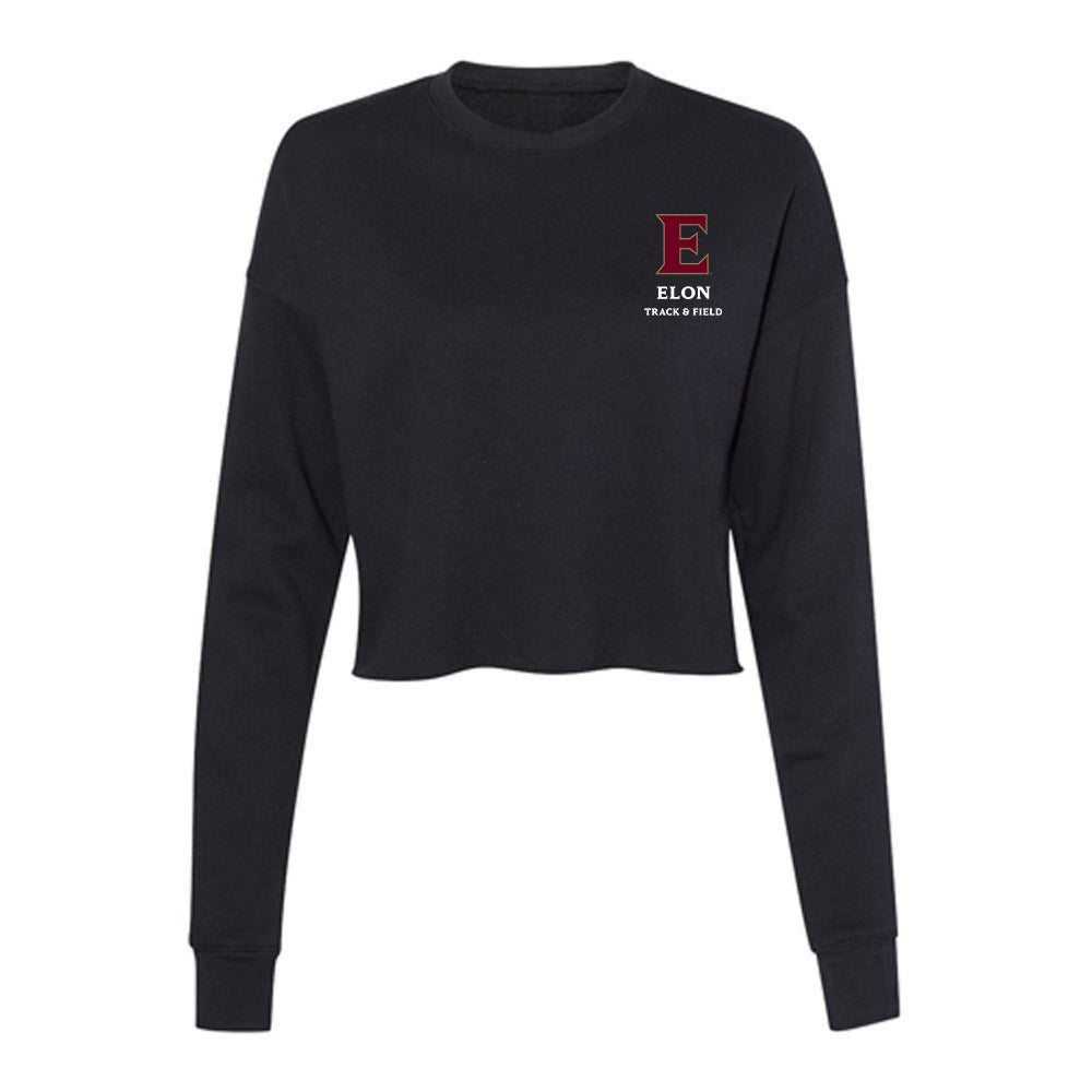 Elon - NCAA Women's Track & Field : Meghan Wilcox - Women's Cropped Crew Fleece-0