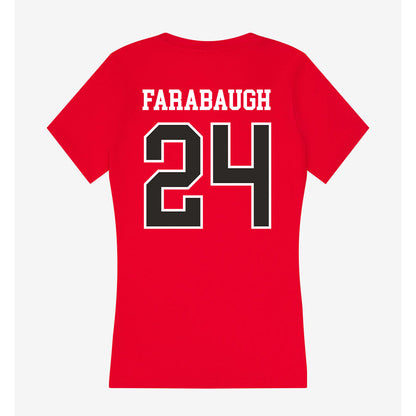 St. Francis - NCAA Men's Volleyball : Avery Farabaugh - Women's V-Neck T-Shirt-1