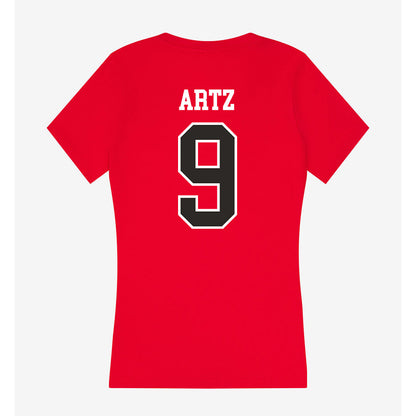 St. Francis - NCAA Women's Soccer : Meredith Artz - Women's V-Neck T-Shirt-1