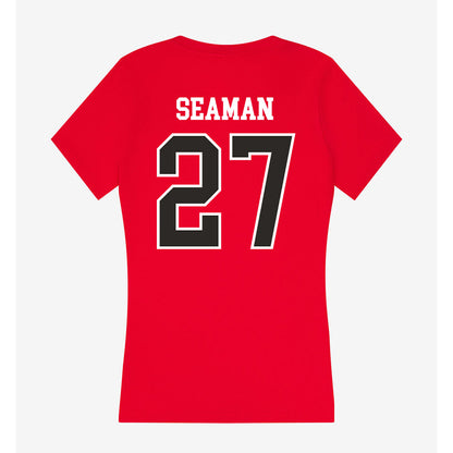 St. Francis - NCAA Men's Soccer : Ryan Seaman - Women's V-Neck T-Shirt-1