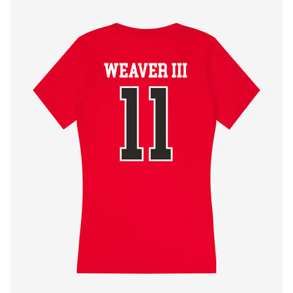 St. Francis - NCAA Men's Basketball : Melvin Weaver III - Women's V-Neck T-Shirt-1