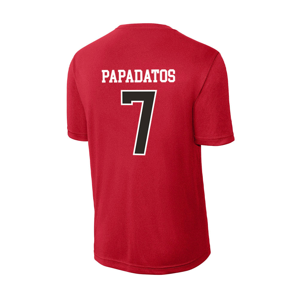 St. Francis - NCAA Men's Basketball : Paris Papadatos - Activewear T-Shirt-1
