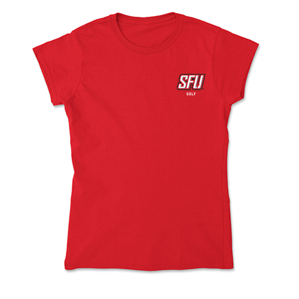 St. Francis - NCAA Men's Golf : Fletcher Dasso - Soft Style Women’s T-Shirt-0
