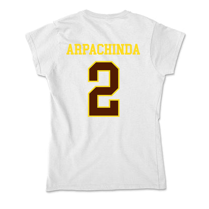 Western Michigan - NCAA Men's Soccer : Braxton Arpachinda - Soft Style Women’s T-Shirt-1