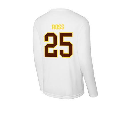 Western Michigan - NCAA Baseball : Jake Ross - Activewear Long Sleeve T-Shirt-1