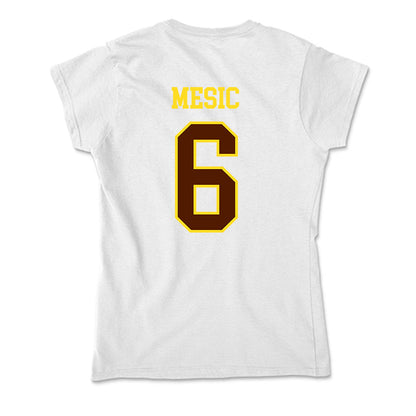 Western Michigan - NCAA Men's Ice Hockey : Jack Mesic - Soft Style Women’s T-Shirt-1