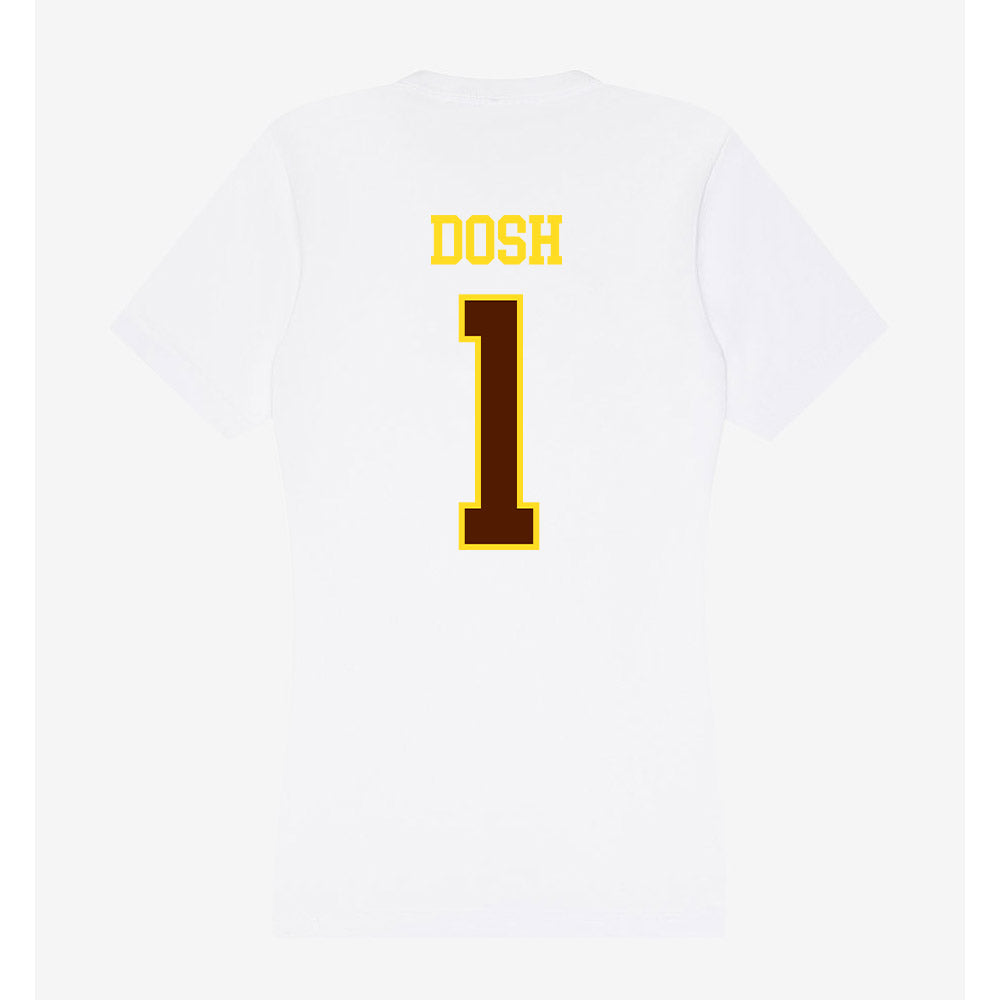 Western Michigan - NCAA Football : Jaxson Dosh - Women's V-Neck T-Shirt-1