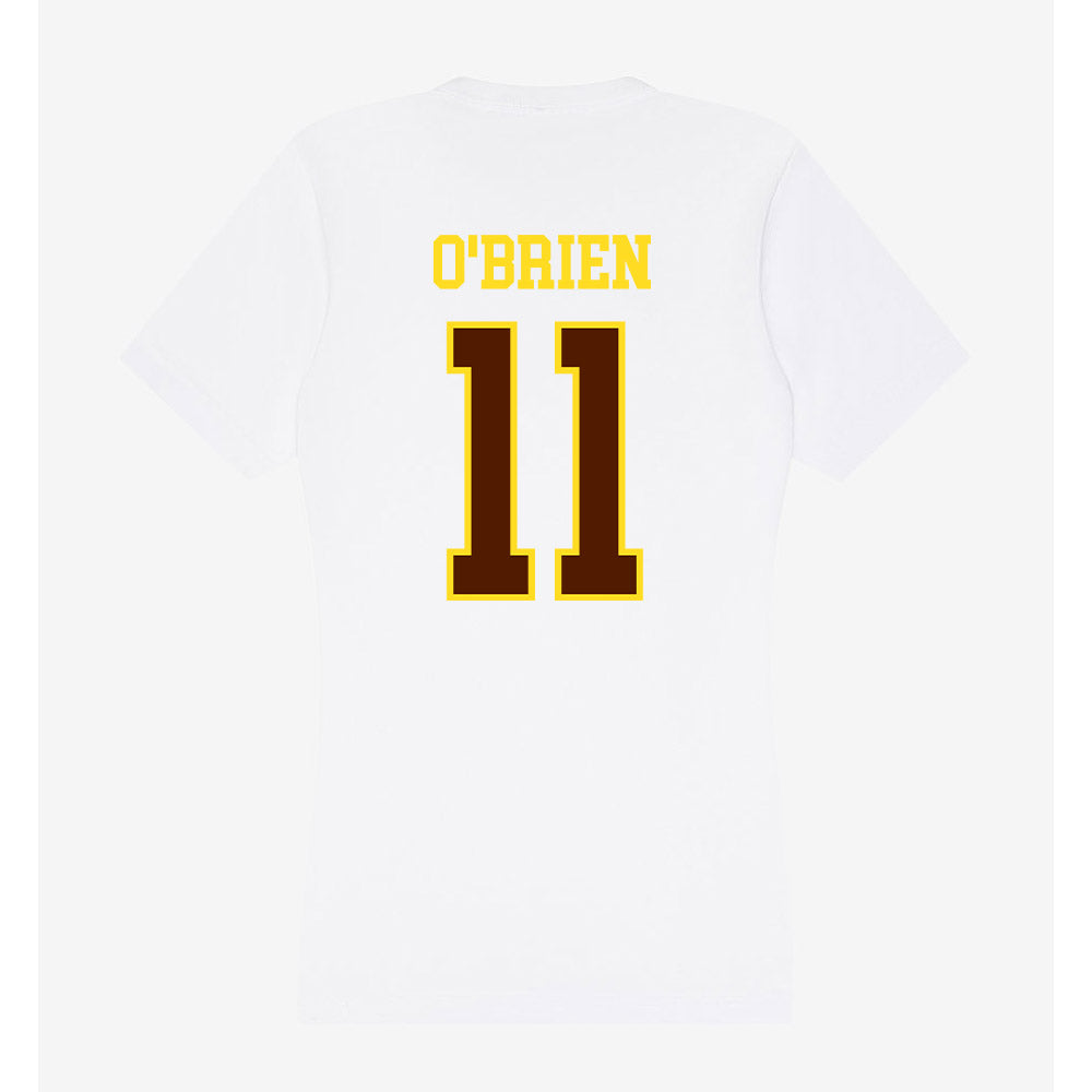 Western Michigan - NCAA Softball : Rylee O'Brien - Women's V-Neck T-Shirt-1