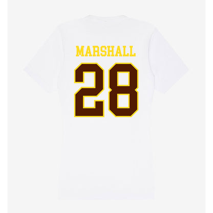 Western Michigan - NCAA Baseball : Trevor Marshall - Women's V-Neck T-Shirt-1