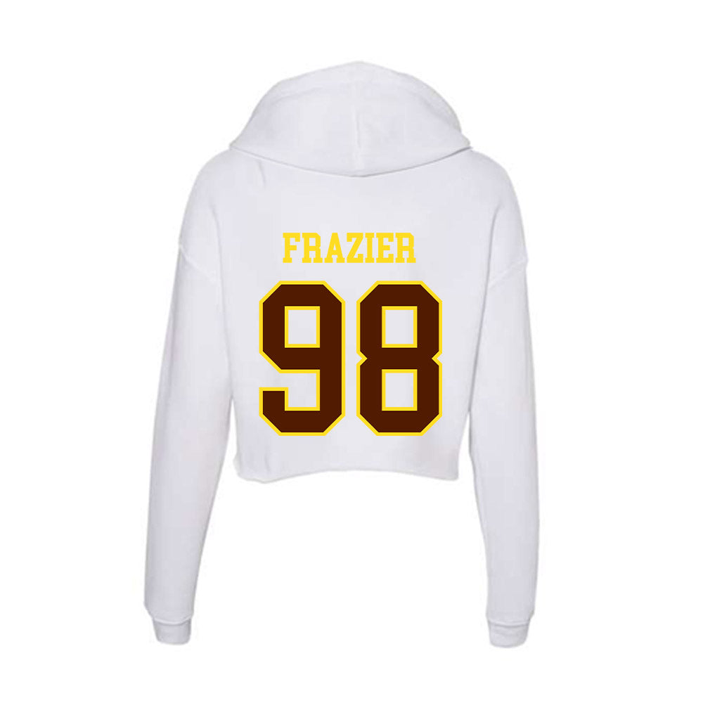 Western Michigan - NCAA Football : Dakari Frazier - Women's Crop Fleece Hoodie-1