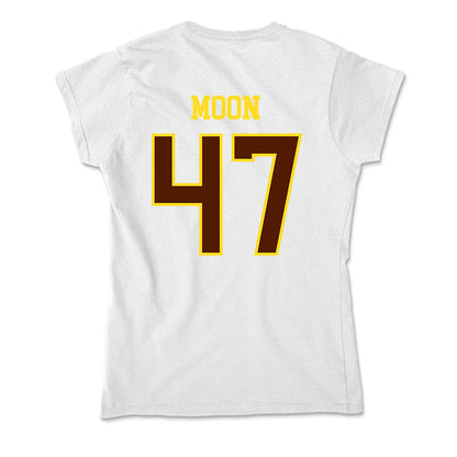 Western Michigan - NCAA Football : Domanick Moon - Soft Style Women’s T-Shirt-1