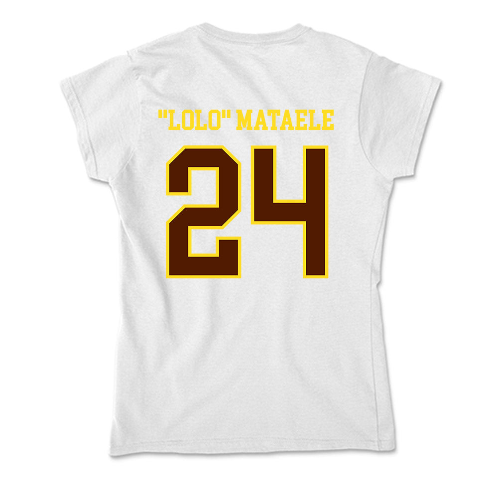 Western Michigan - NCAA Football : Ofa "Lolo" Mataele - Soft Style Women’s T-Shirt-1