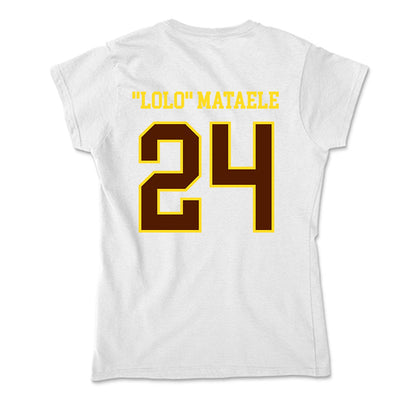Western Michigan - NCAA Football : Ofa "Lolo" Mataele - Soft Style Women’s T-Shirt-1
