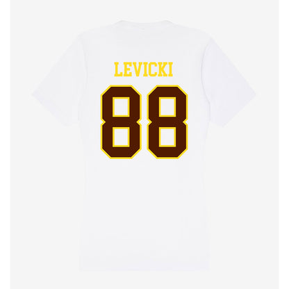 Western Michigan - NCAA Football : Nate Levicki - Women's V-Neck T-Shirt-1