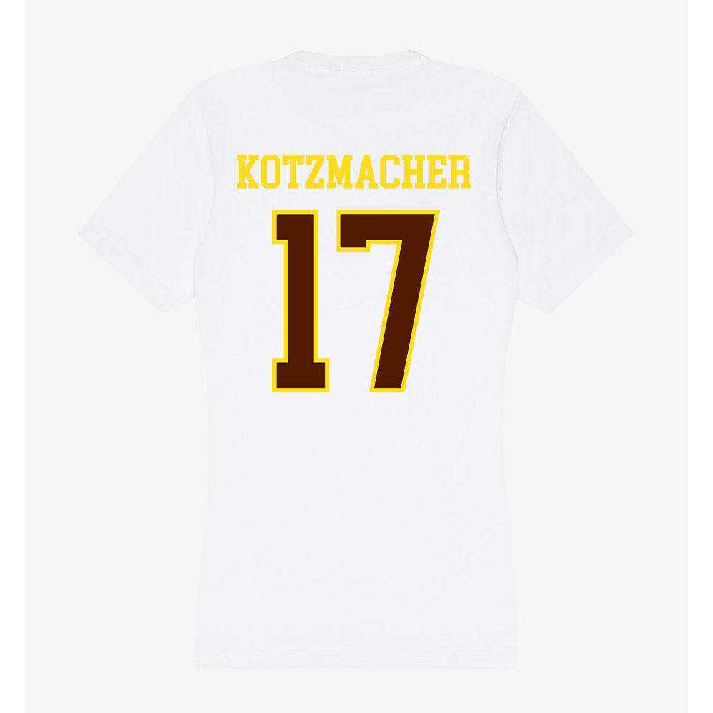 Western Michigan - NCAA Softball : Kendall Kotzmacher - Women's V-Neck T-Shirt-1