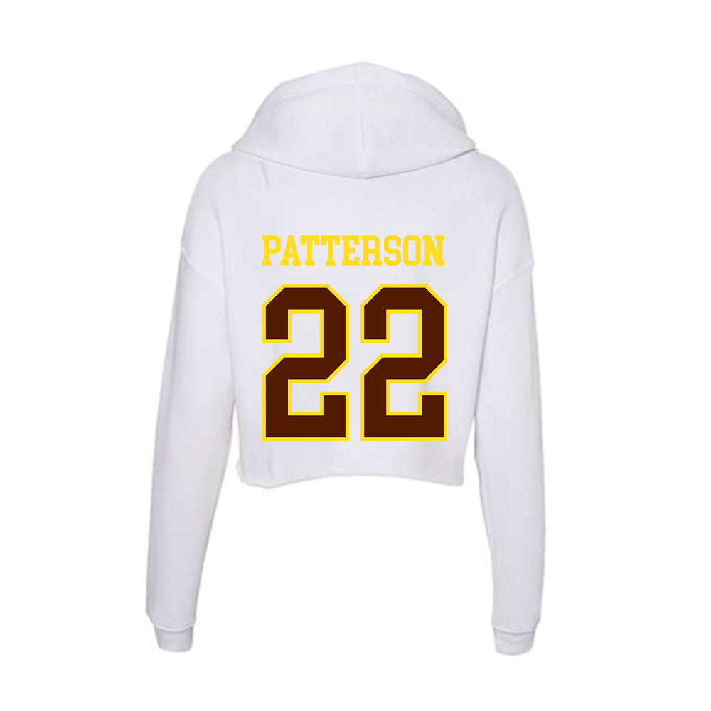 Western Michigan - NCAA Football : Camari Patterson - Women's Crop Fleece Hoodie-1