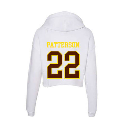 Western Michigan - NCAA Football : Camari Patterson - Women's Crop Fleece Hoodie-1