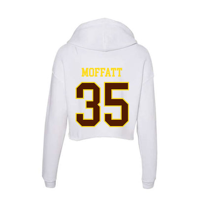 Western Michigan - NCAA Men's Ice Hockey : Gavin Moffatt - Women's Crop Fleece Hoodie-1
