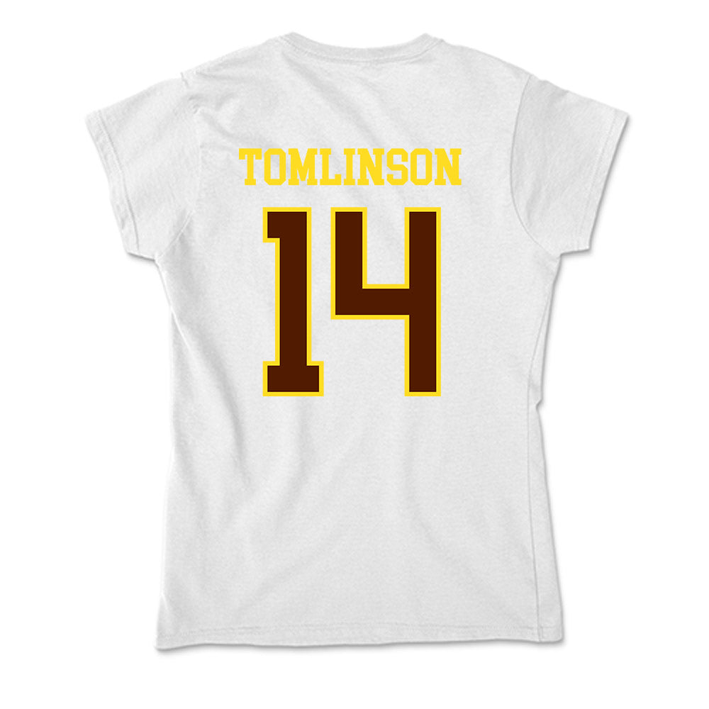 Western Michigan - NCAA Baseball : Ty Tomlinson - Soft Style Women’s T-Shirt-1