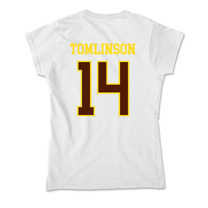Western Michigan - NCAA Baseball : Ty Tomlinson - Soft Style Women’s T-Shirt-1