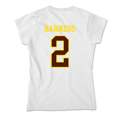 Western Michigan - NCAA Women's Basketball : Alli Harness - Soft Style Women’s T-Shirt-1