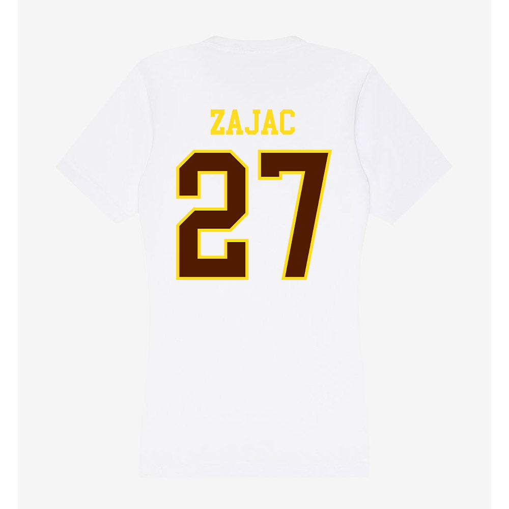 Western Michigan - NCAA Baseball : Nolan Zajac - Women's V-Neck T-Shirt-1