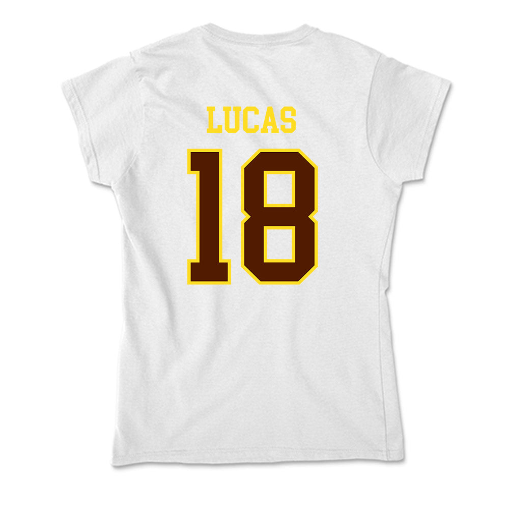 Western Michigan - NCAA Football : Elijah Lucas - Soft Style Women’s T-Shirt-1