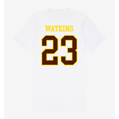 Western Michigan - NCAA Men's Basketball : DeAaron Watkins - Women's V-Neck T-Shirt-1