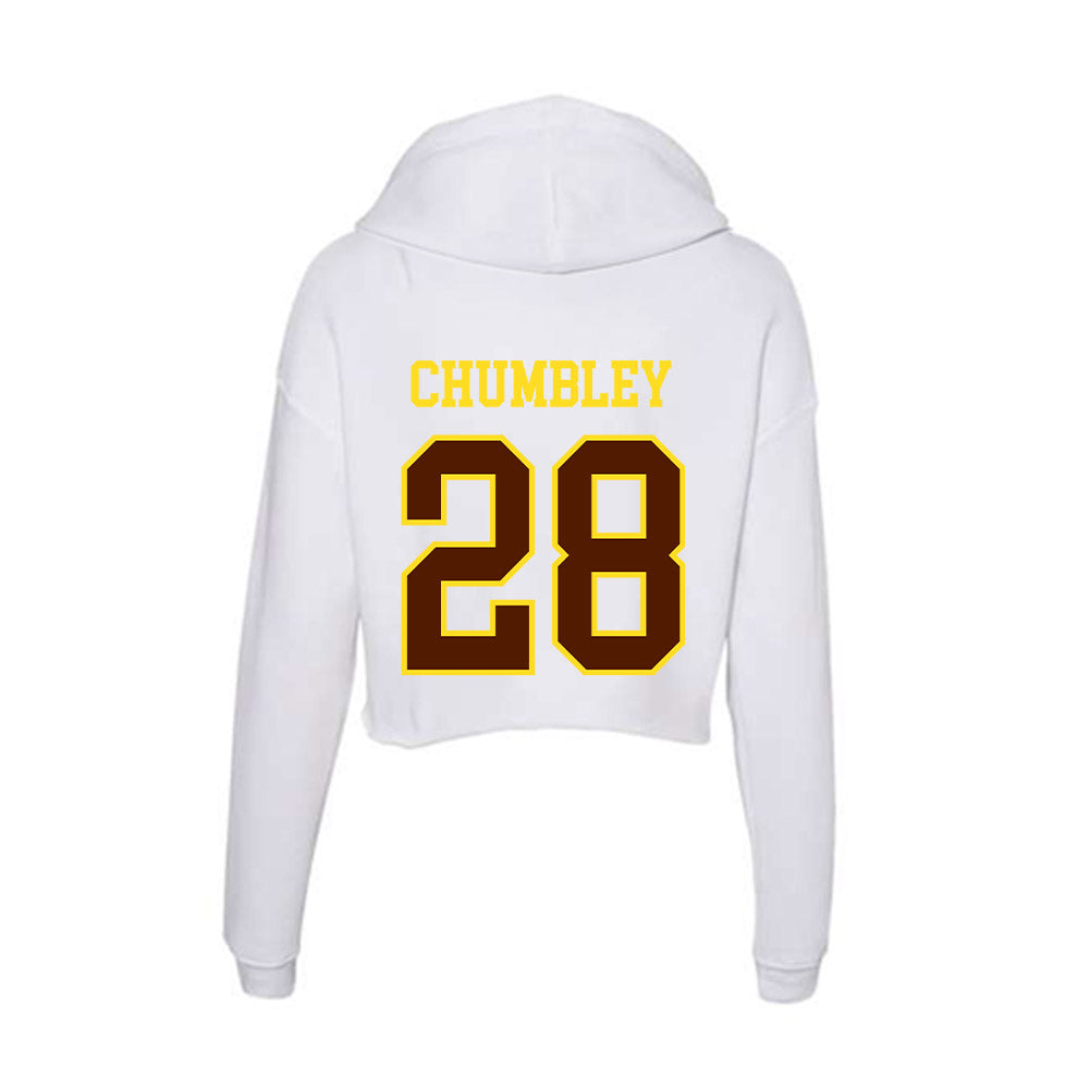 Western Michigan - NCAA Softball : Riley Chumbley - Women's Crop Fleece Hoodie-1