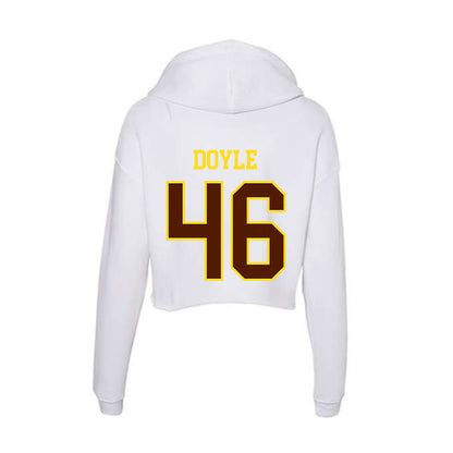 Western Michigan - NCAA Football : Drew Doyle - Women's Crop Fleece Hoodie-1