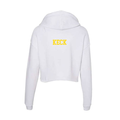 Western Michigan - NCAA Men's Tennis : Jonas Keck - Women's Crop Fleece Hoodie-1