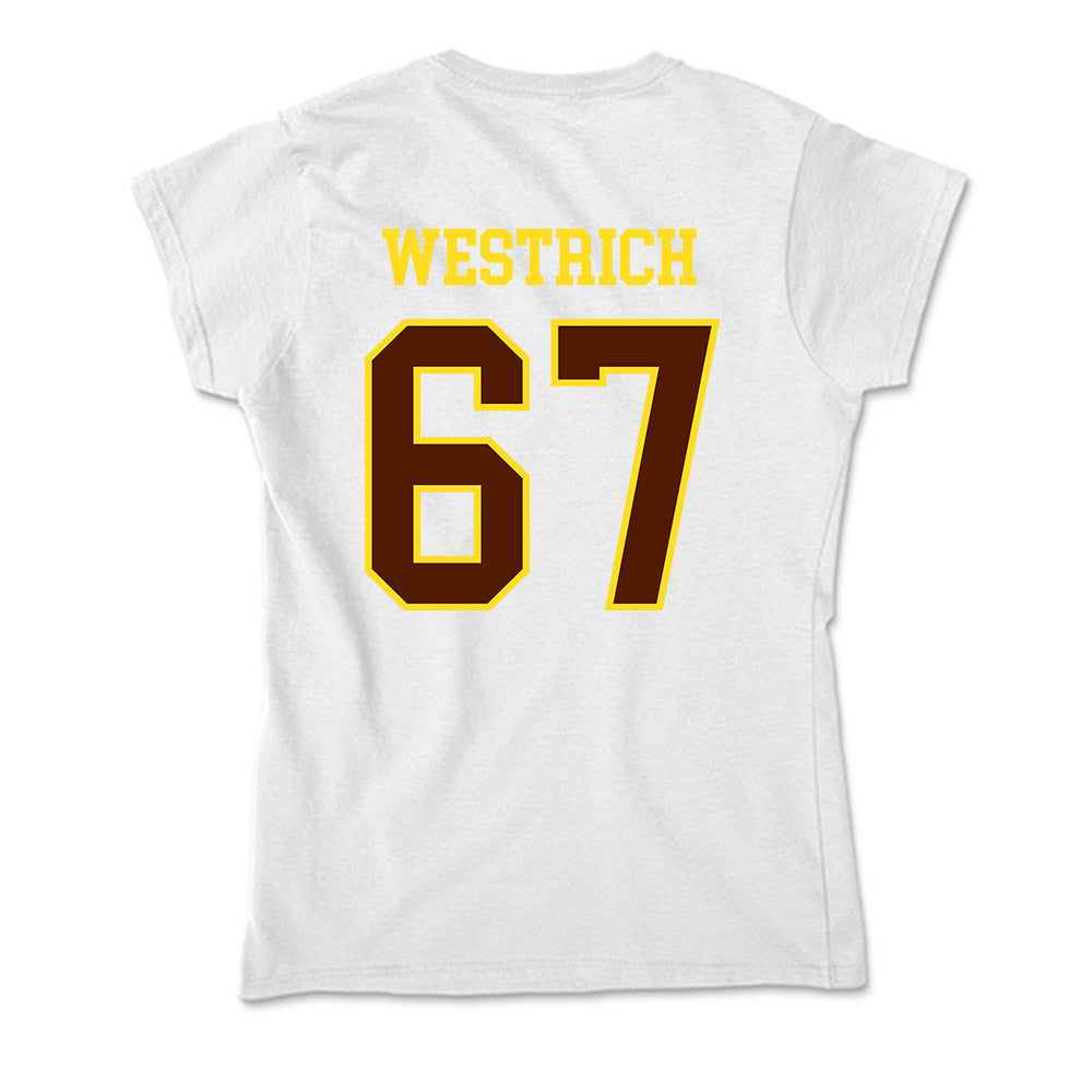 Western Michigan - NCAA Football : Ryan Westrich - Soft Style Women’s T-Shirt-1