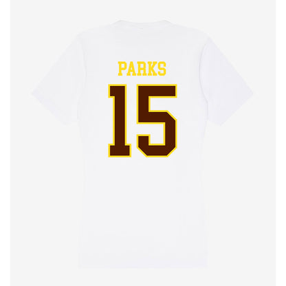Western Michigan - NCAA Football : Adam Parks - Women's V-Neck T-Shirt-1