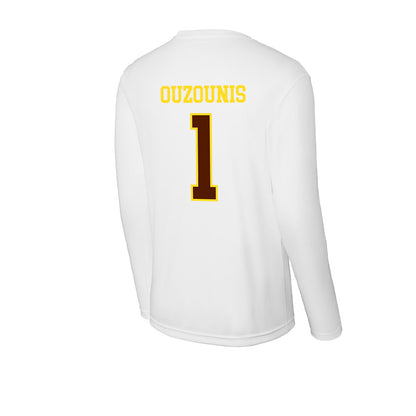 Western Michigan - NCAA Men's Soccer : Alessandro Ouzounis - Activewear Long Sleeve T-Shirt-1