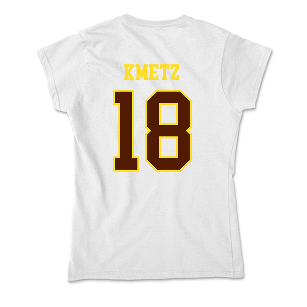Western Michigan - NCAA Women's Volleyball : Madison Kmetz - Soft Style Women’s T-Shirt-1