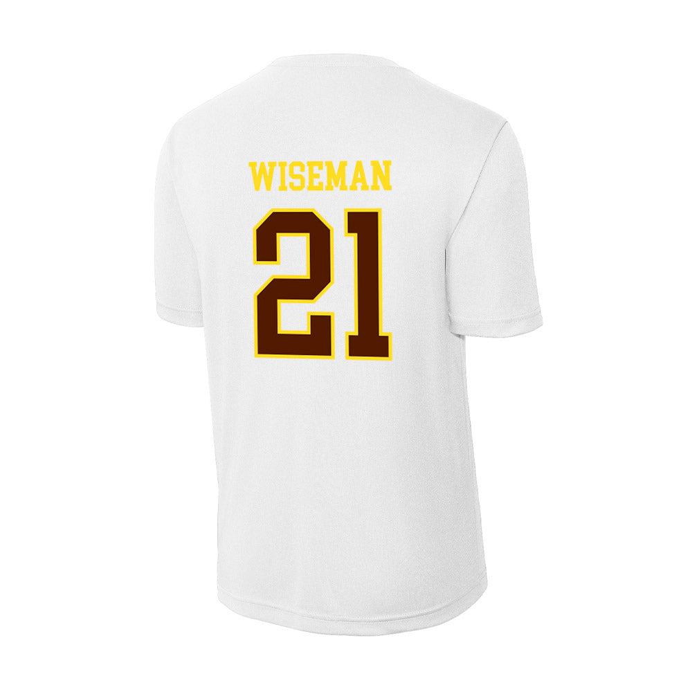 Western Michigan - NCAA Women's Basketball : Faith Wiseman - Activewear T-Shirt-1