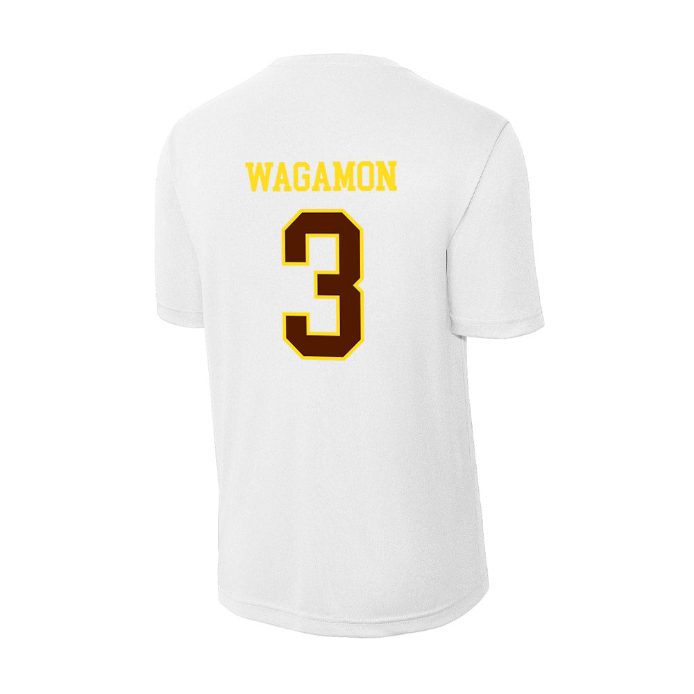 Western Michigan - NCAA Women's Soccer : RJ Wagamon - Activewear T-Shirt-1