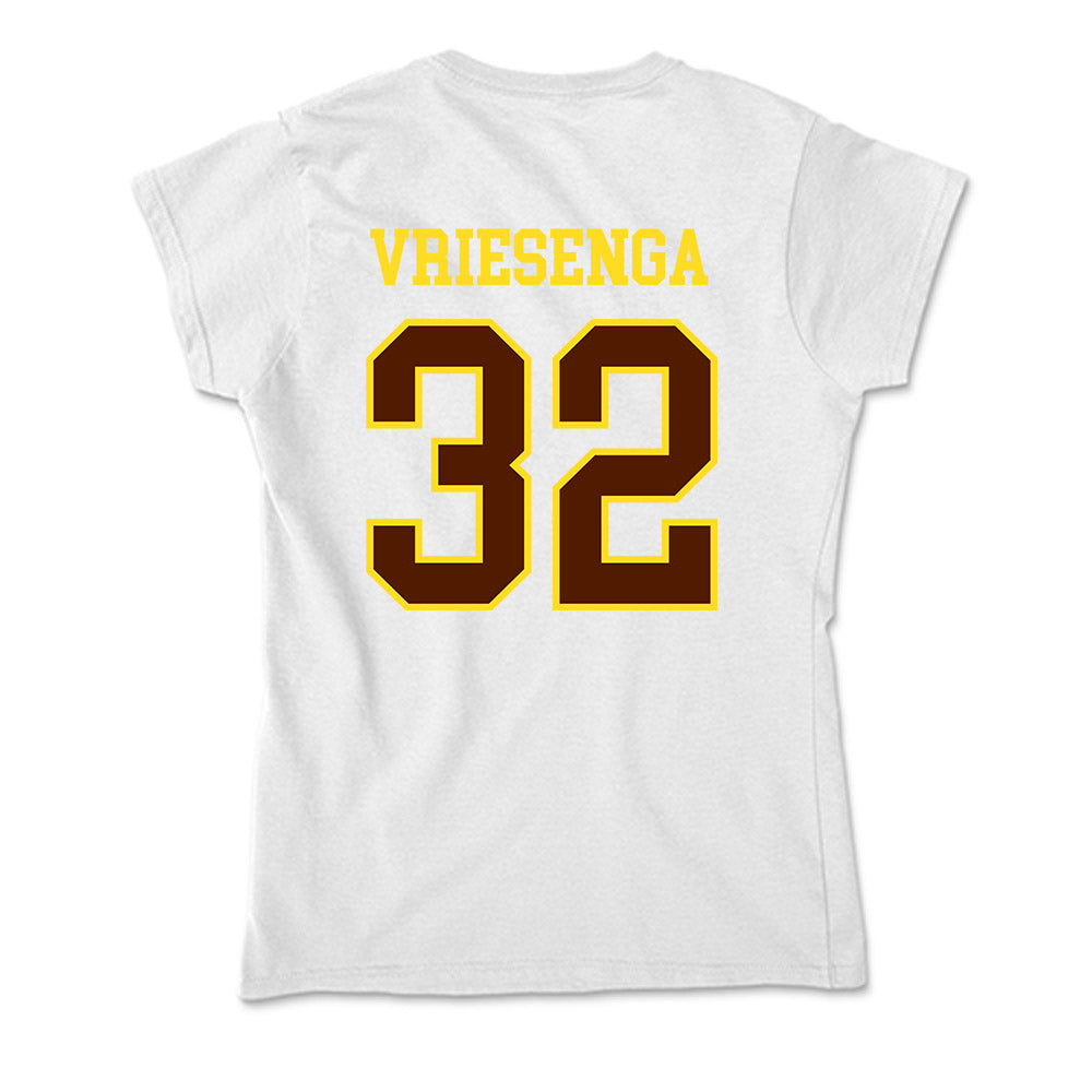Western Michigan - NCAA Baseball : Zach Vriesenga - Soft Style Women’s T-Shirt-1