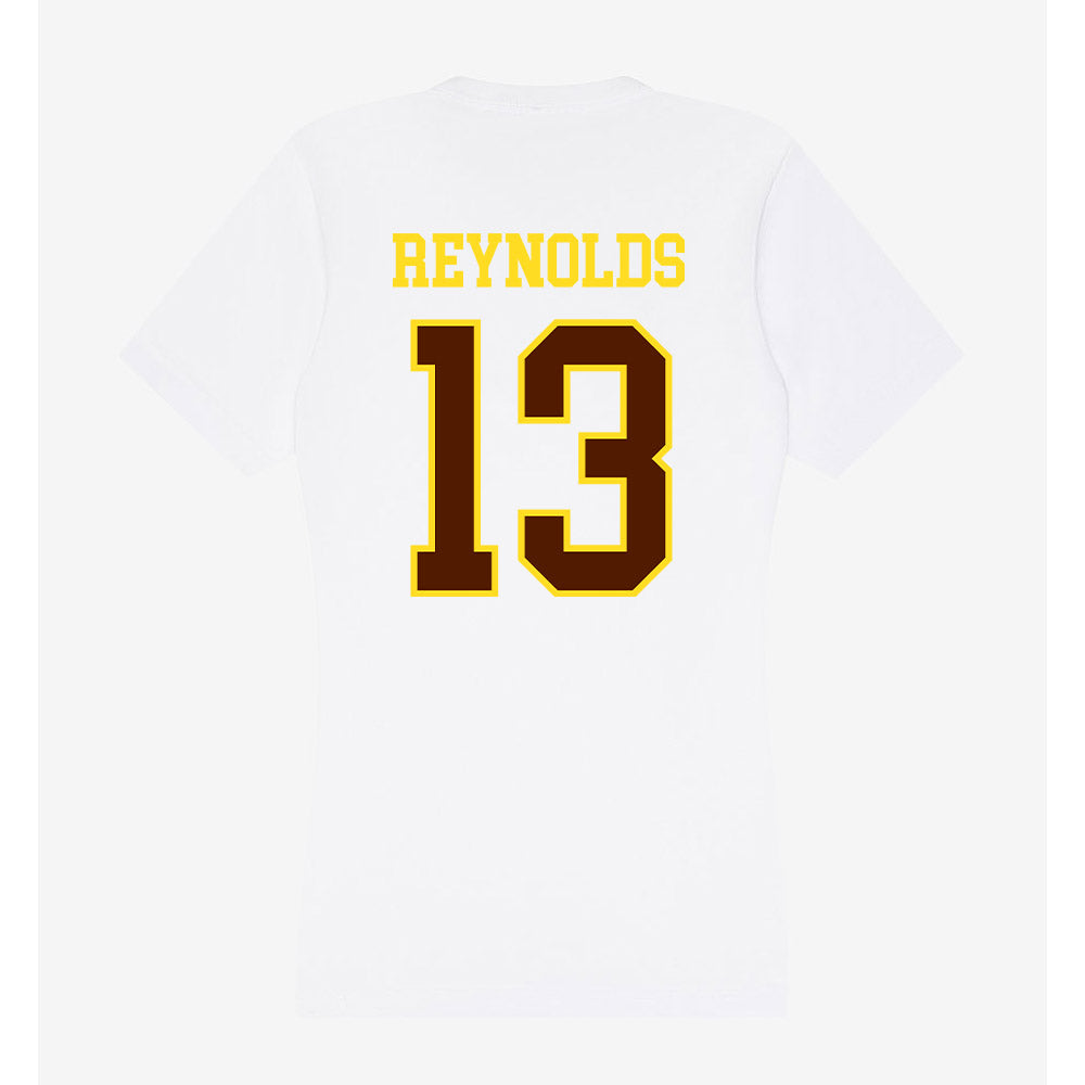 Western Michigan - NCAA Football : Mason Reynolds - Women's V-Neck T-Shirt-1