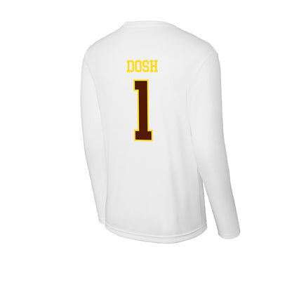 Western Michigan - NCAA Football : Jaxson Dosh - Activewear Long Sleeve T-Shirt-1