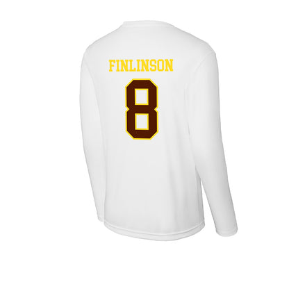 Western Michigan - NCAA Men's Basketball : Isaac Finlinson - Activewear Long Sleeve T-Shirt-1