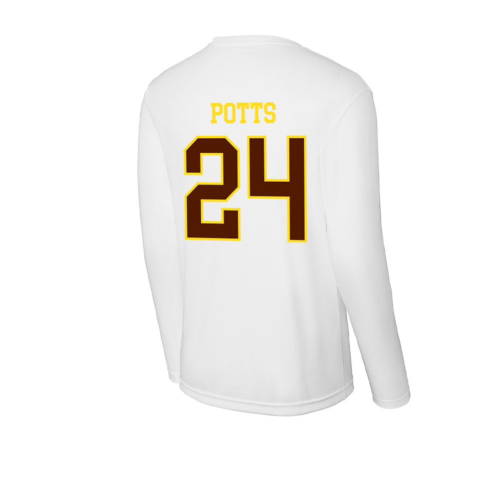 Western Michigan - NCAA Softball : Hannah Potts - Activewear Long Sleeve T-Shirt-1