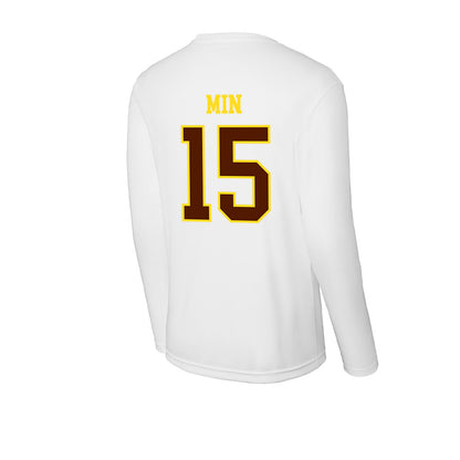 Western Michigan - NCAA Men's Soccer : Joseph Min - Activewear Long Sleeve T-Shirt-1
